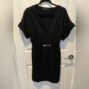 ZARA V-Neck black dress